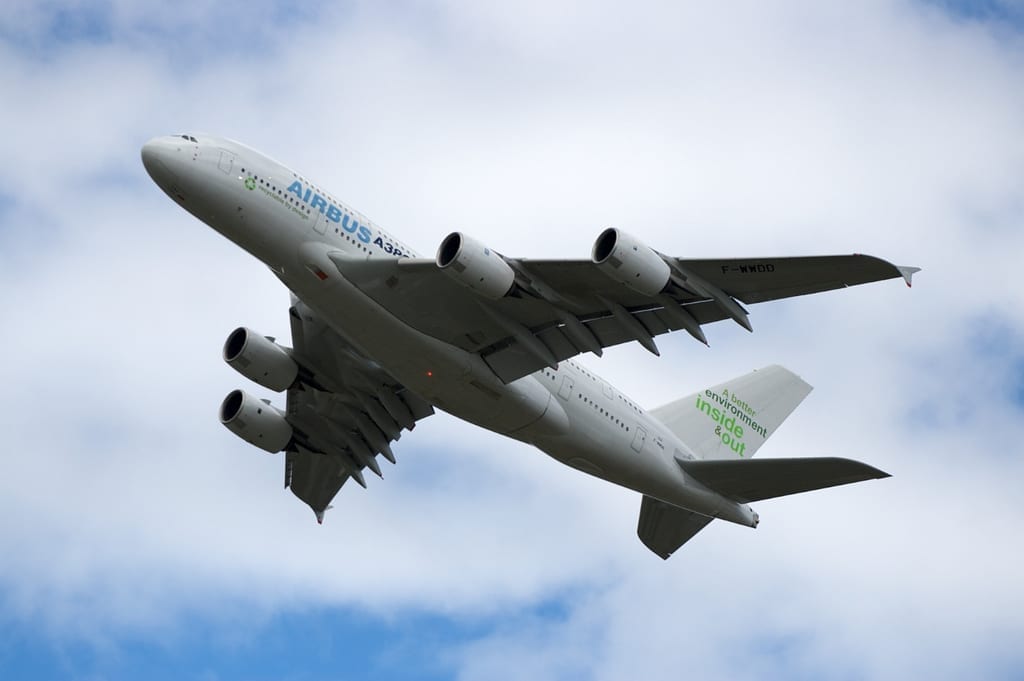 [Airbus A380 airplane]
