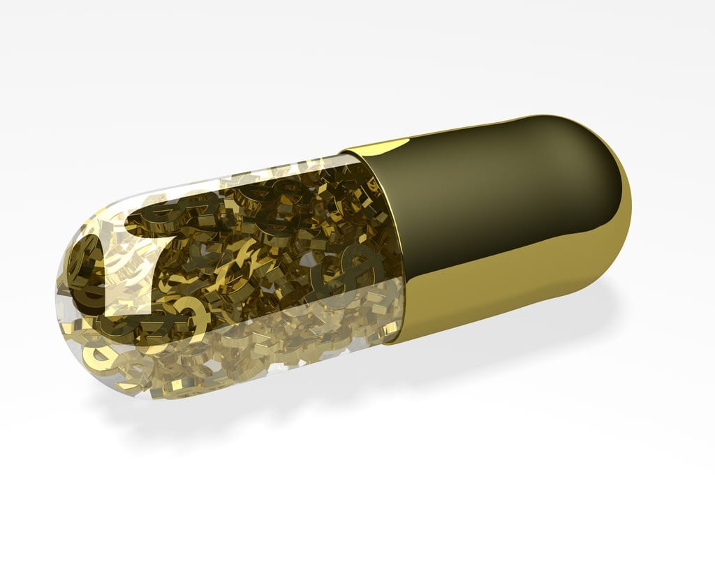 [gold pill]