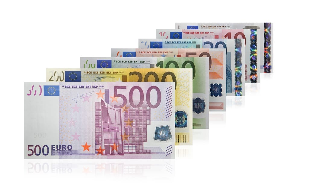 [Euro bills]